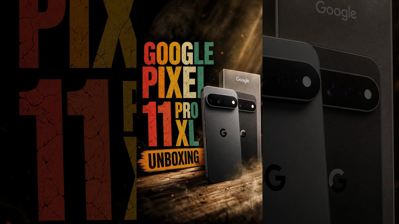 Google Pixel 11 Pro XL Unboxing — Tensor G6, 512GB Storage & First Impressions