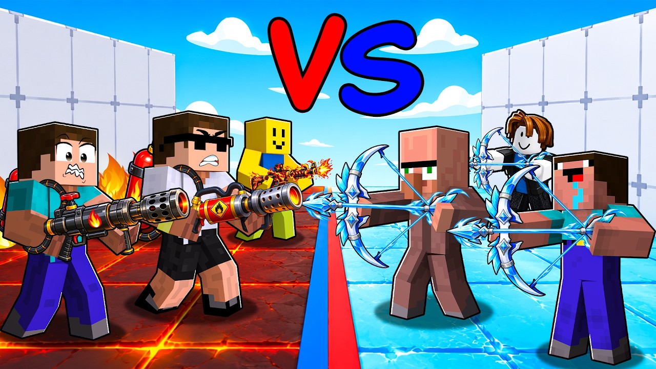 Noob vs Pro Team in Rivals..
