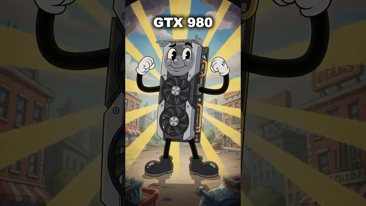 Rating Nvidia GTX 900-Series GPU by CARTOONS...🤯#pcgaming #gamingsetup #techshorts #viralshorts