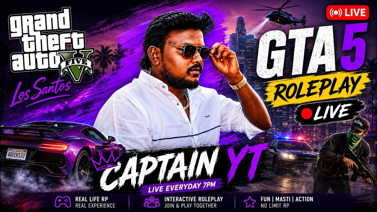 LIVE NOW | GTA 5 Roleplay Ascend RolePlay | Tamil Gameplay | CAPTAIN YT #gta5 #gtav #gtaonline