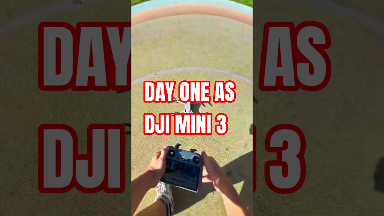 Day one as DJI Mini 3 #dji #drone #djimini3 @DJI