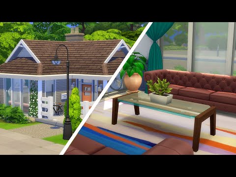 En villa för den som gillar färg 🛋 // The Sims 4 Speed build