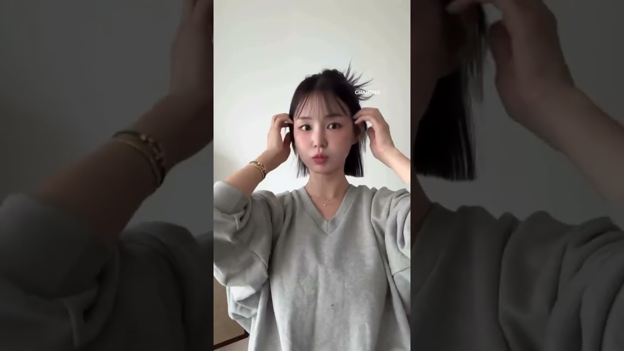 숱 많은 분들, 속단발 하세요!