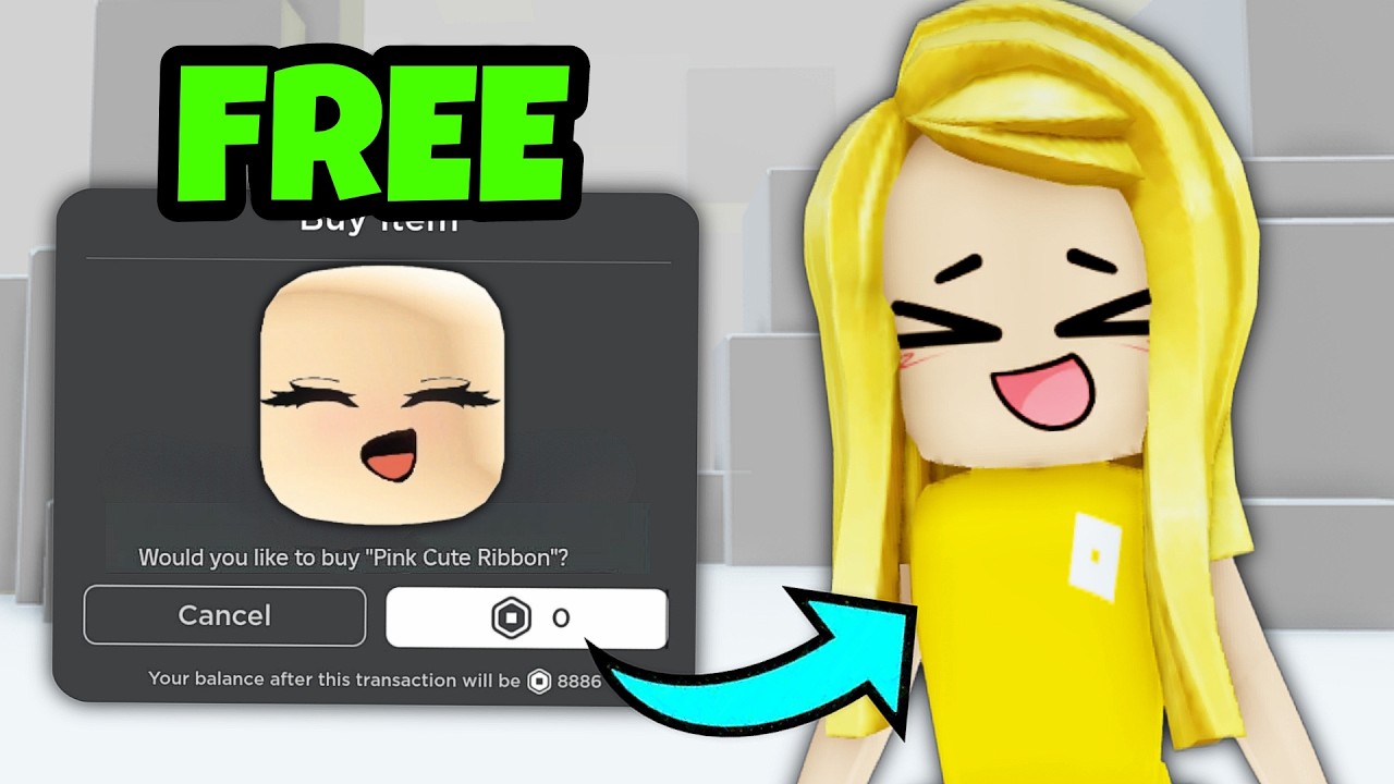 Roblox Added FREE HAPPY FACE!