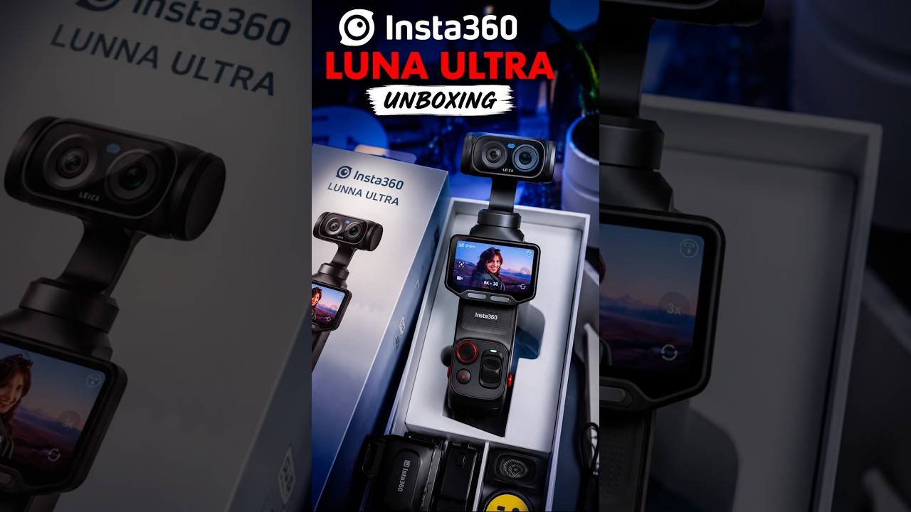 UNBOXING                                       Insta360 Luna Ultra