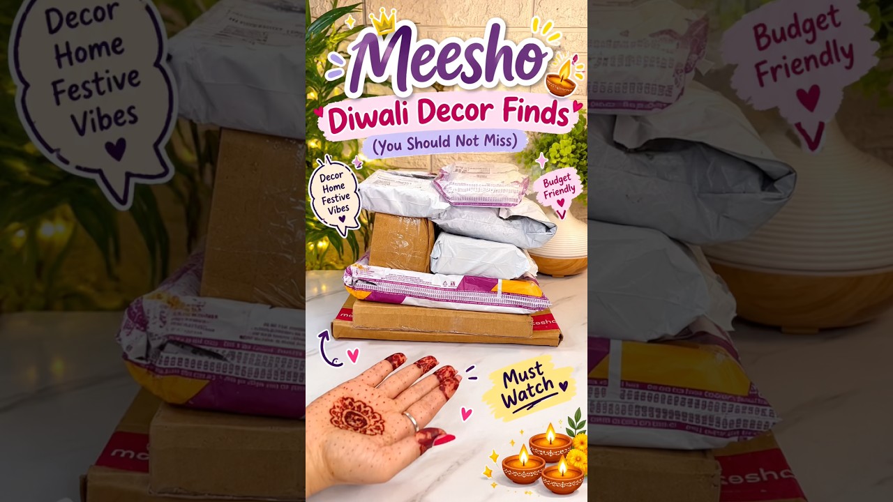 MEESHO Diwali Decor Finds ~ Meesho Haul #meesho #diwali #meeshodiwali #diwalivibes #festivedecor