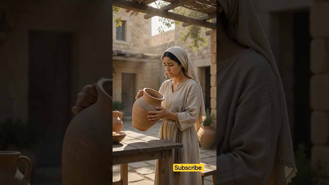 The Empty Water Jar Didn't Stay Empty #shorts #reels #bible