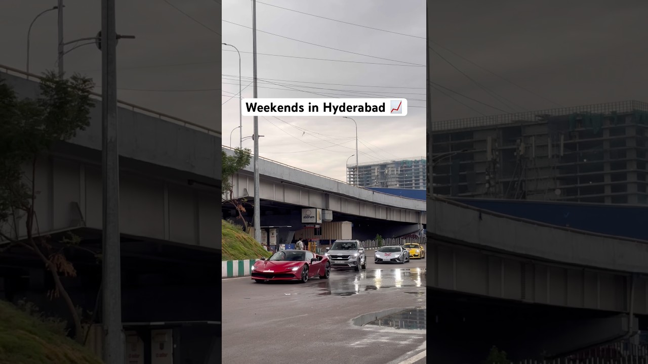 Weekends in Hyderabad 🔥 #hyderabad #supercars #cars #yt #ytshorts #shorts #subscribe