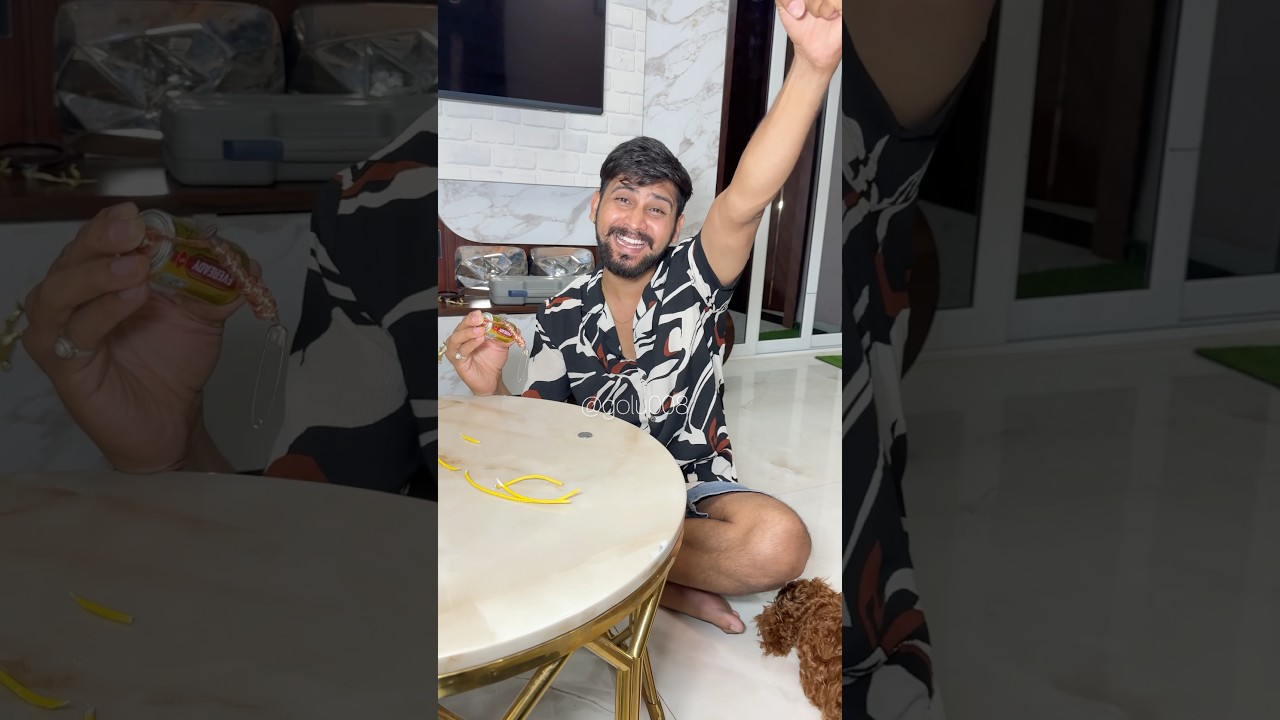 घर पर चुम्बक बना दिया 🥳🧲😂 #funny #golu008 #youtubeshorts #shorts #ganpati