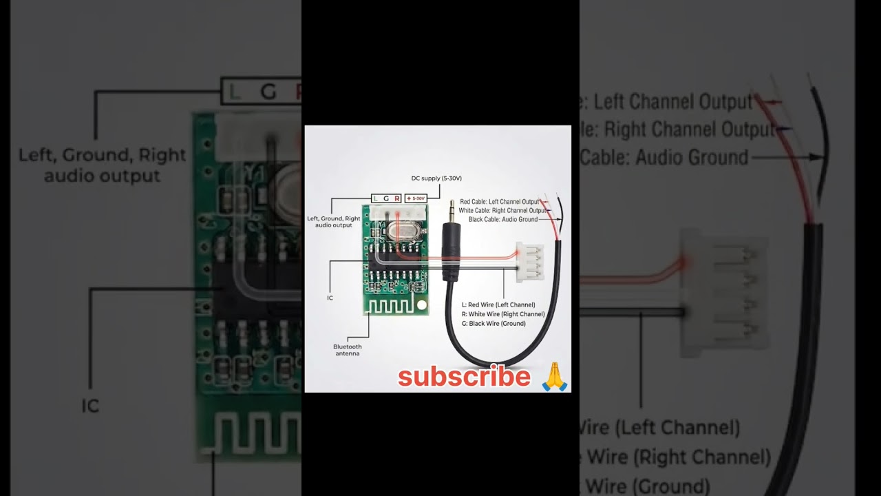 Bluetooth Audio Receiver Board Wiring Guide | किसी भी स्पीकर को ब्लूटूथ बनाएं!BluetoothModule