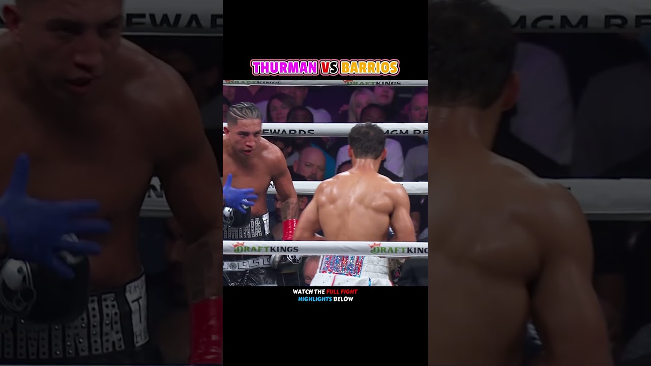 Keith Thurman VS. Mario Barrios | HIGHLIGHTS     #boxing #sports #combat