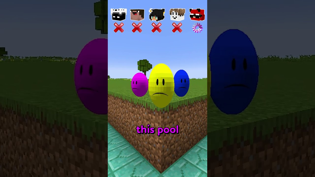 👙Best Family Pool for Baby Veritys in Minecraft!🌊 #shorts