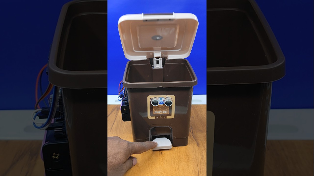 Smart dustbin easy school project ideas #smartdustbin #project #ideas