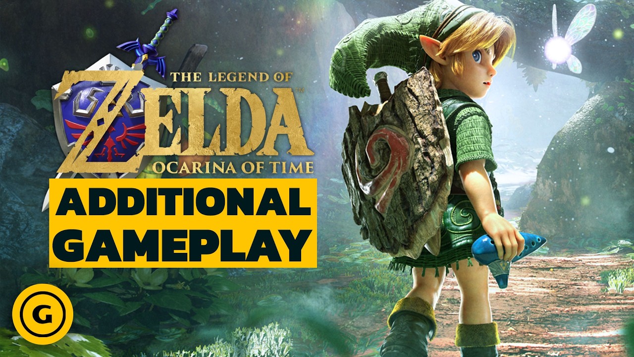 6 Minutes Of Extra Ocarina Of Time Remake Gameplay