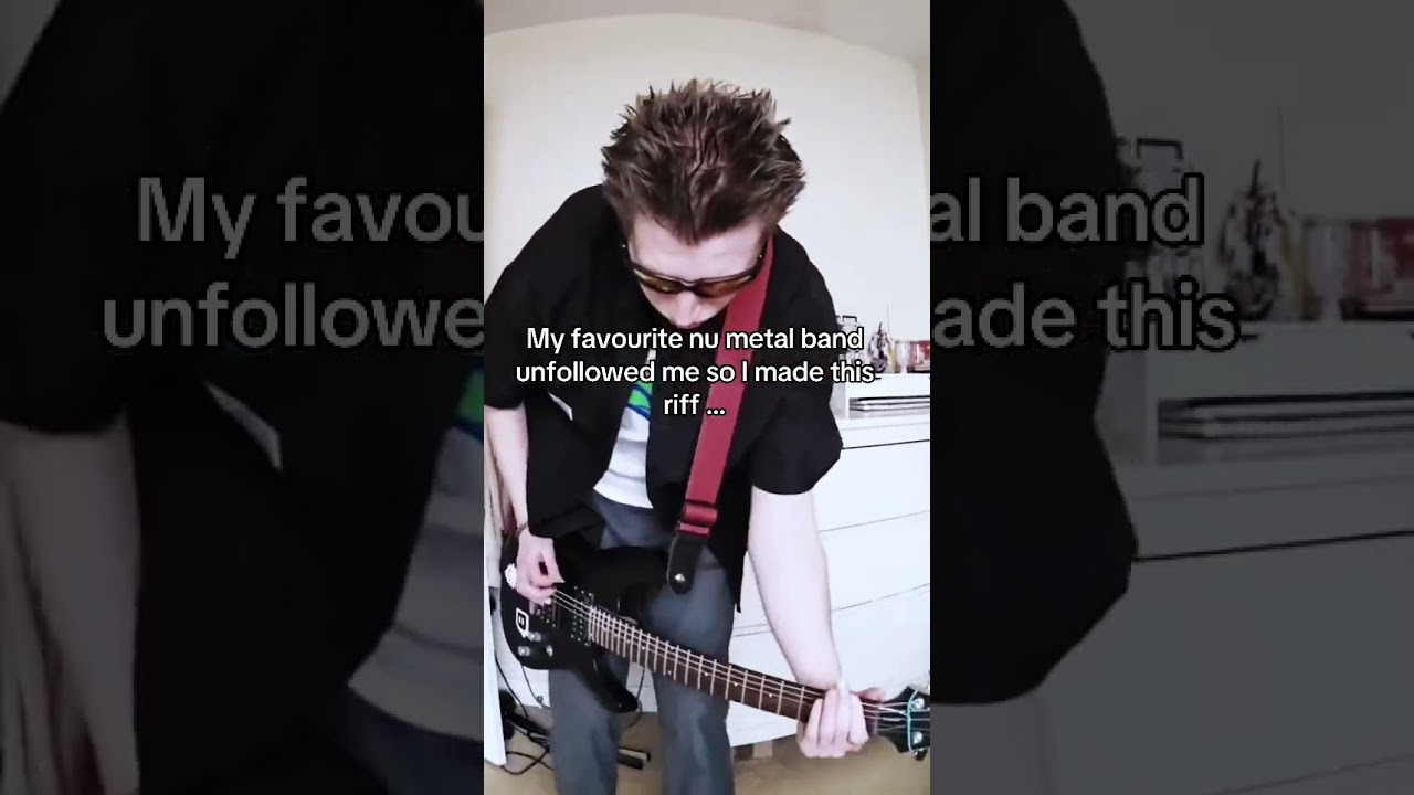 anytime i get mildly annoyed i write a nu metal riff #numetal #2000s #korn #riff #deftones #emo