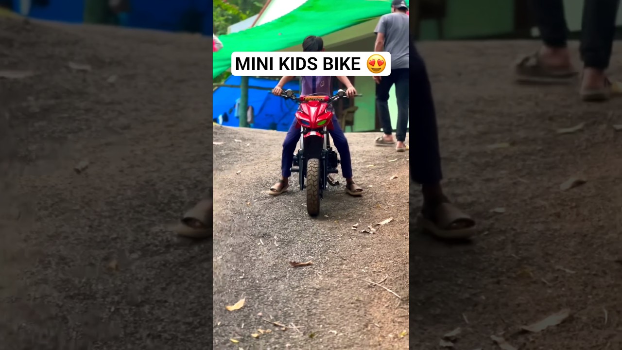 mini stunt bike free announcement 🤩#shorts #minibike #kidsbike  #dirtbike