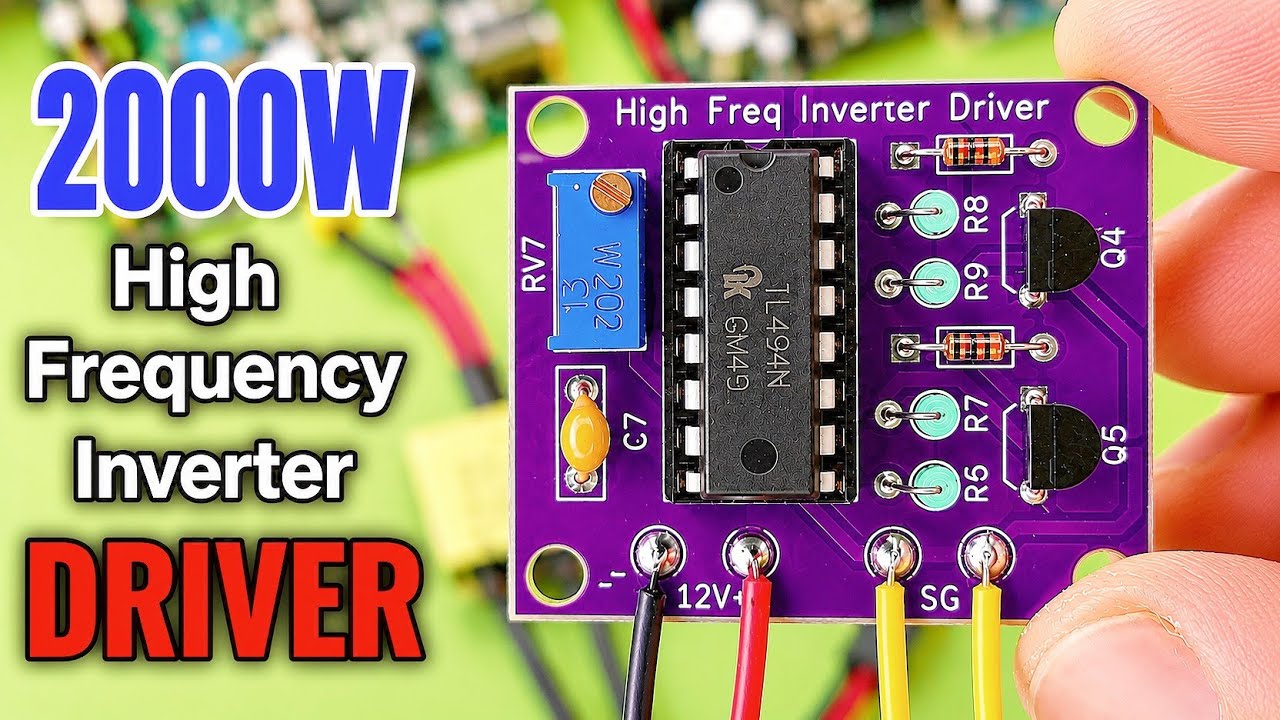 2000W inverter 12v to 220v Using High Frequency Driver