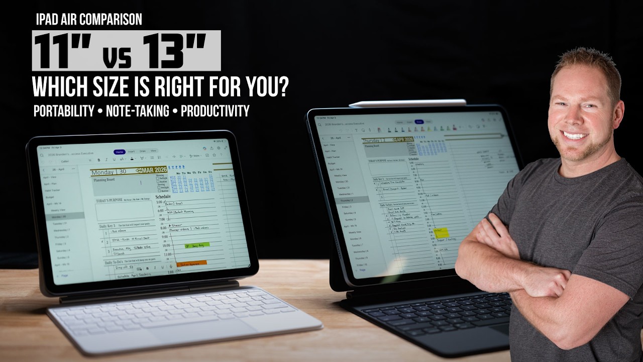 iPad Air 11" vs 13": Portability, Note-Taking, Productivity