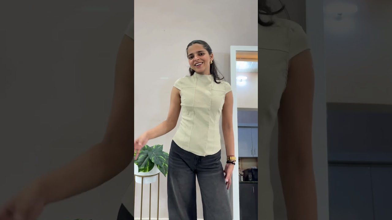 Fitted shirts #fashion#shorts#viral#ootd#like#share#outfits#haul#myntra#grwm#fitted#shirt#style#top