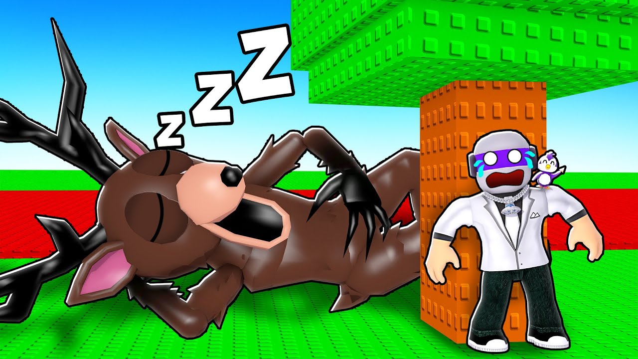 No Despiertes a los Monstruos de 99 Noches en el Bosque Dormidos en Roblox...