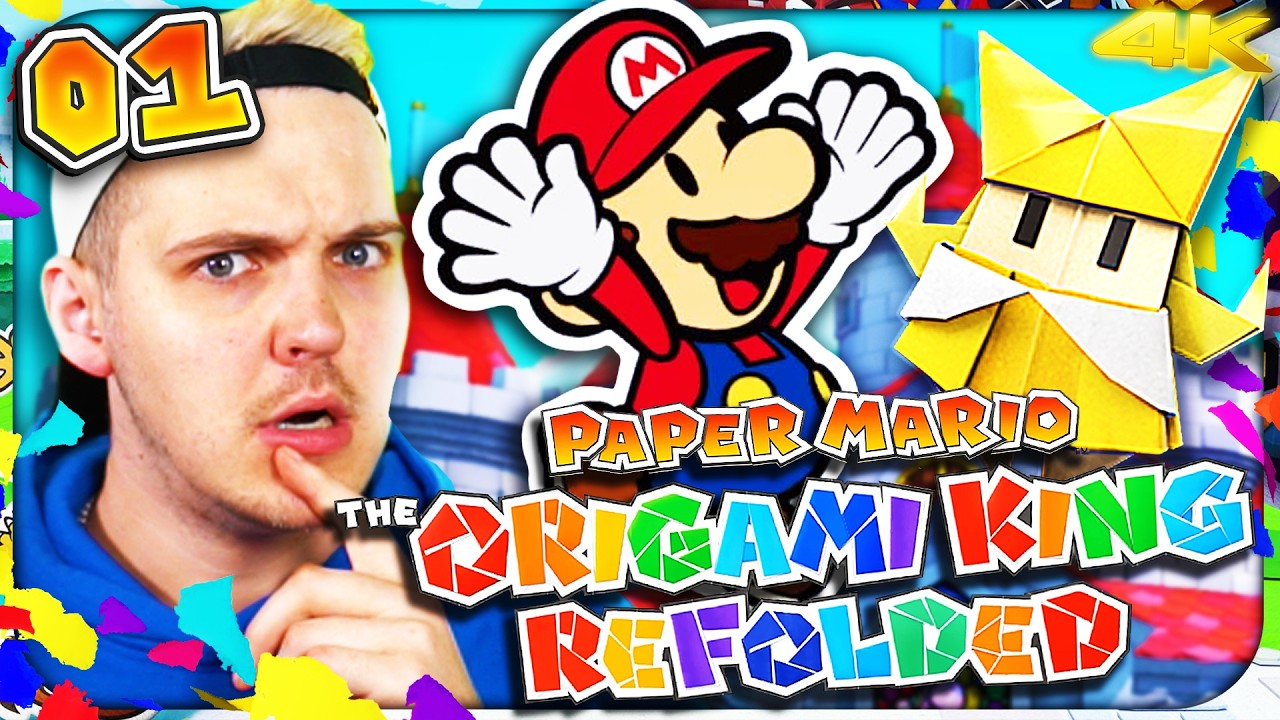 Let’s Play Paper Mario: Origami King Refolded #01 👑 SO sollte eine SWITCH 2 Version aussehen!
