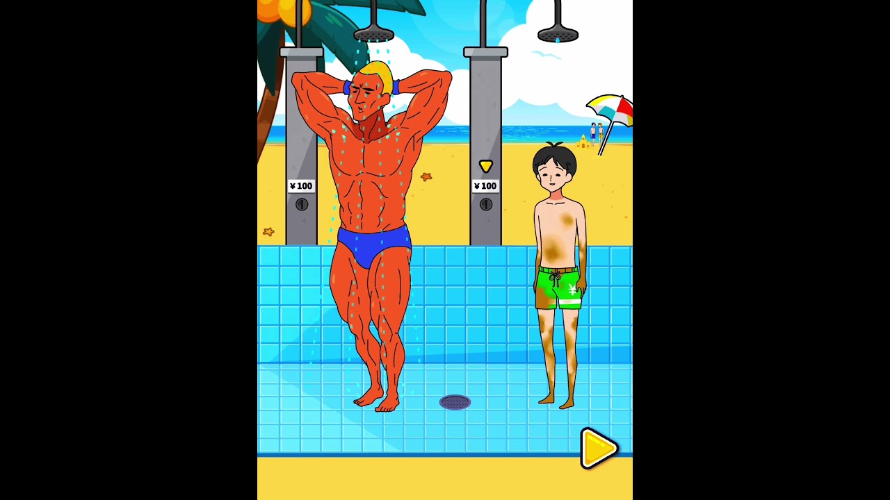 Help boy take a shower without spending money 😂 #shorts #youtubeshorts #gaming #viralshorts