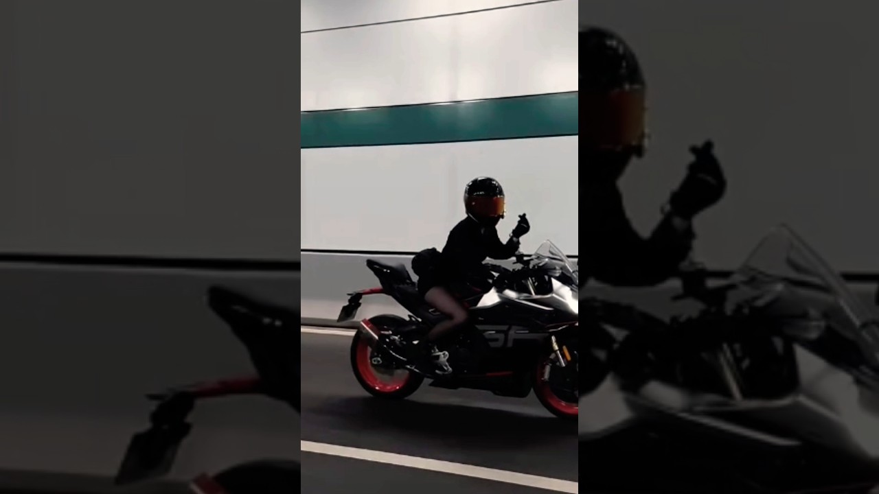 Riding In Style📍Beautiful Biker Girl 🏁 #shorts #viral #motorcycle #biker #rider #motovlog #beauty