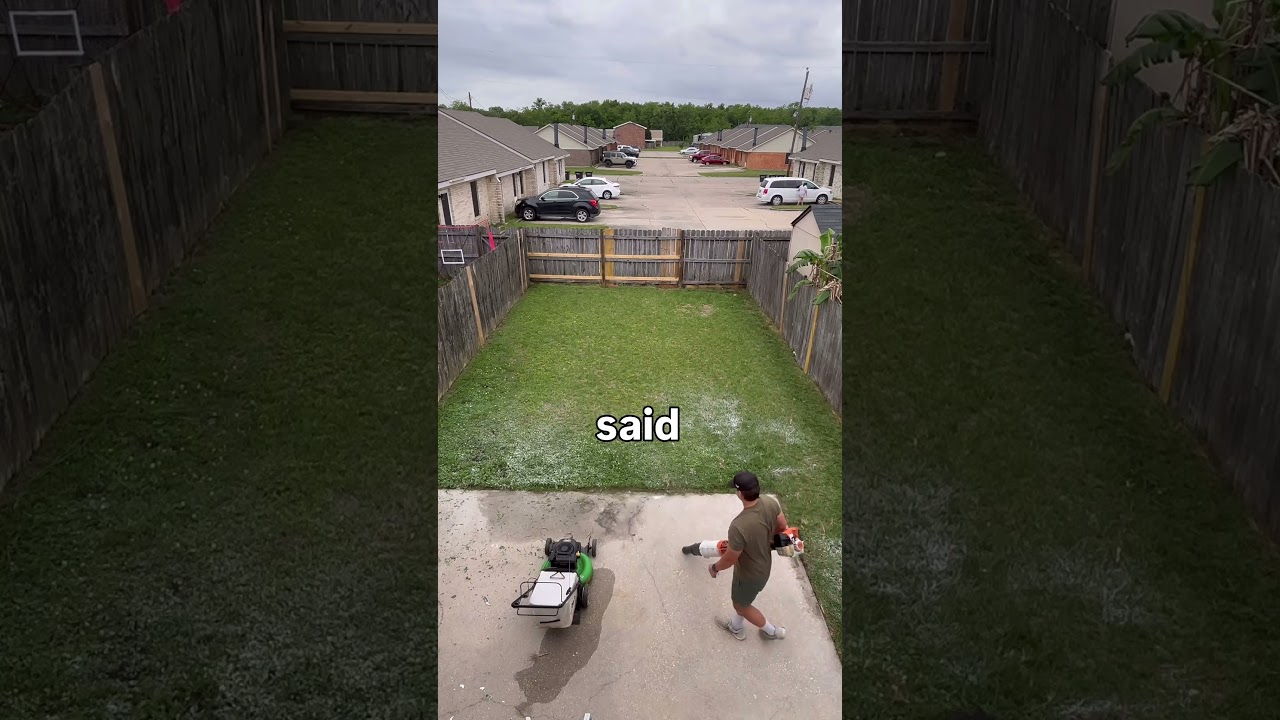 Does anyone know? ￼ #lawncare #satisfying #dclawncare #landscaping #work