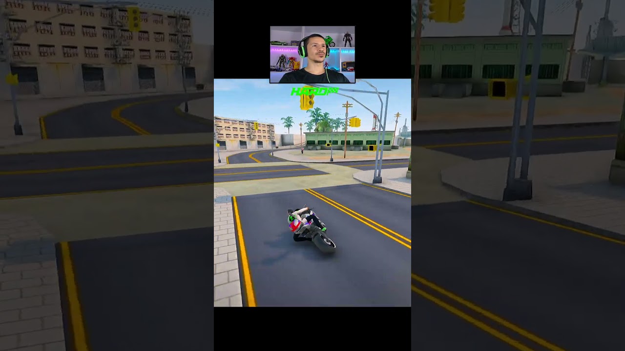 Foi muito rapido com a moto e fazendo pg nessa fuga insana no gta #shorts #viralvideo
