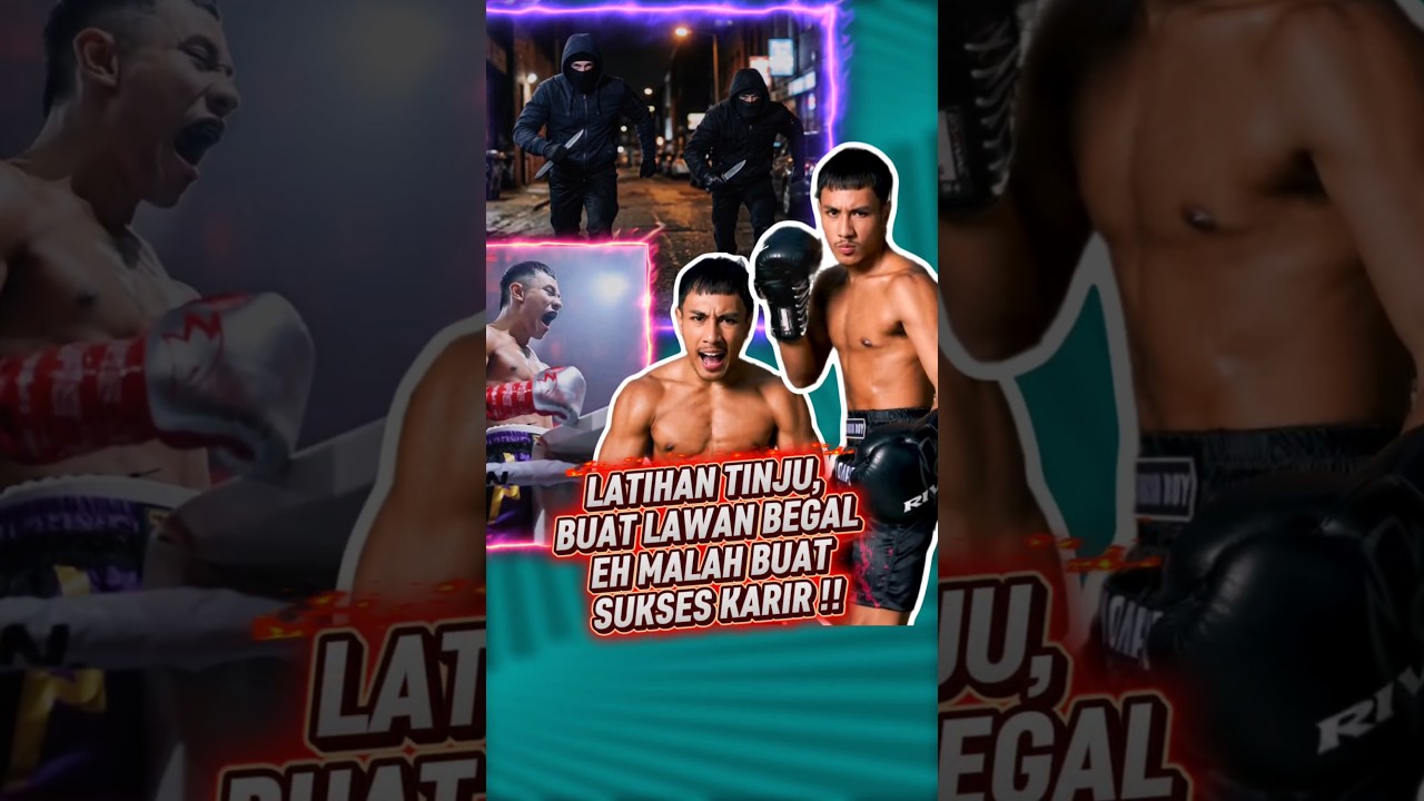 awal tinju buat lawan begal, eh jdi fighter terkenal 😱🔥😍😎.       #fight #boxing  #bangghalyh
