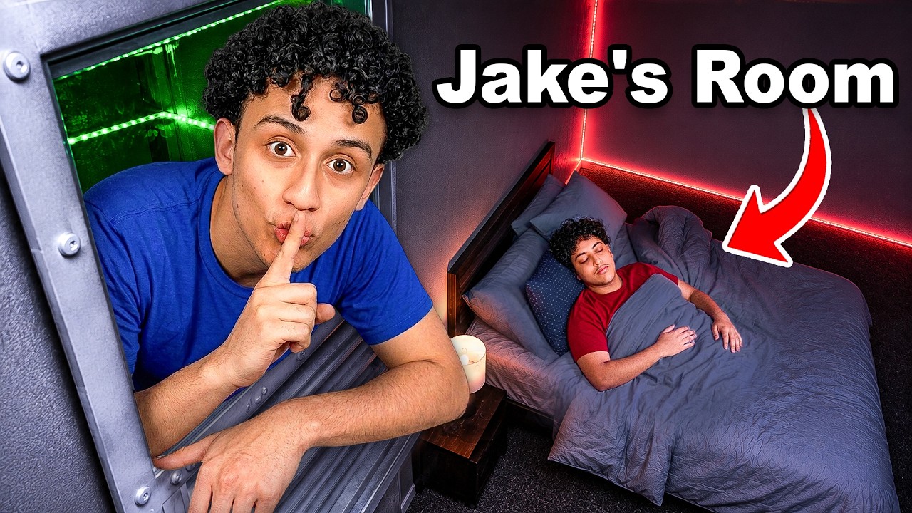 My Brother Had NO IDEA I Was in His Room..
