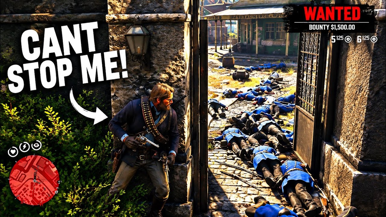 I Became the most WANTED in Red Dead Redemption 2