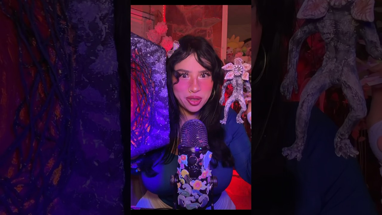 ASMR Stranger Things Tunnel👀🔥 *NEW Trigger*#asmrtingles #asmr #shorts