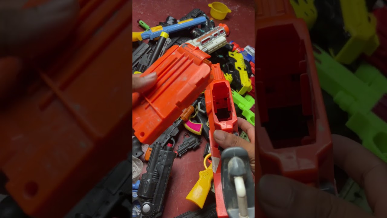 nerf gun  #toys #nerfsniper #nerf #mainan #satisfying #unboxing #toyreview