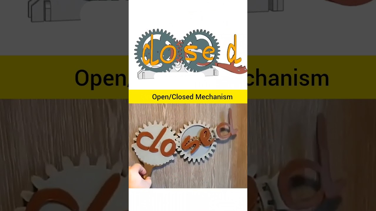 Principle of the opening and closing mechanism #design #mechanic #mechanical #engineering