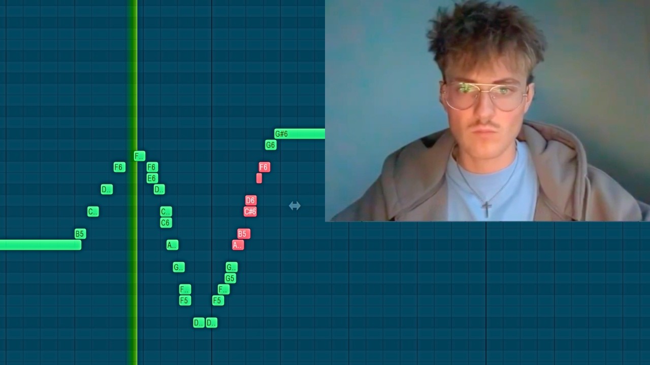 making a beat that sounds blue green