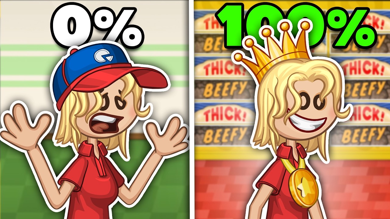 I Played 100% Of Papa's Pizzeria