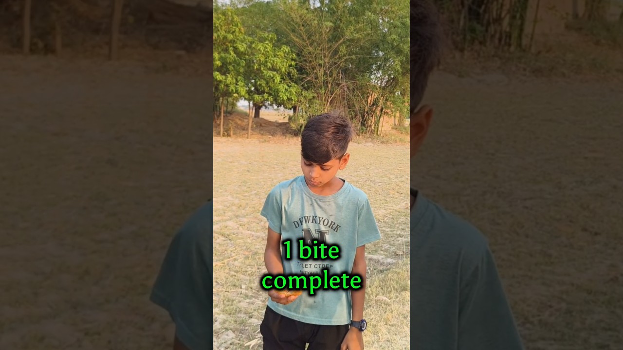 2 Bite में मीठा समोसा खत्म 😳 जीतो ₹500 Challenge 🔥 #Shorts