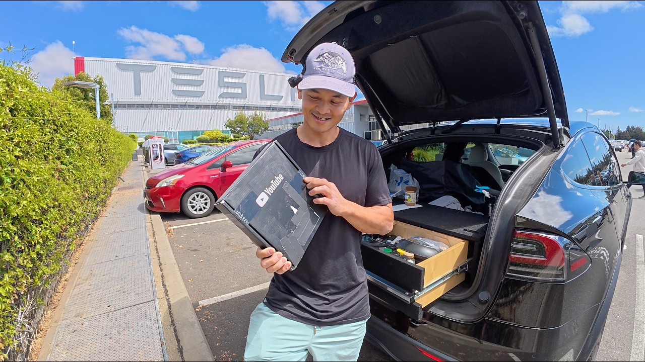 I went back to Tesla Fremont, Ca to open a secret package