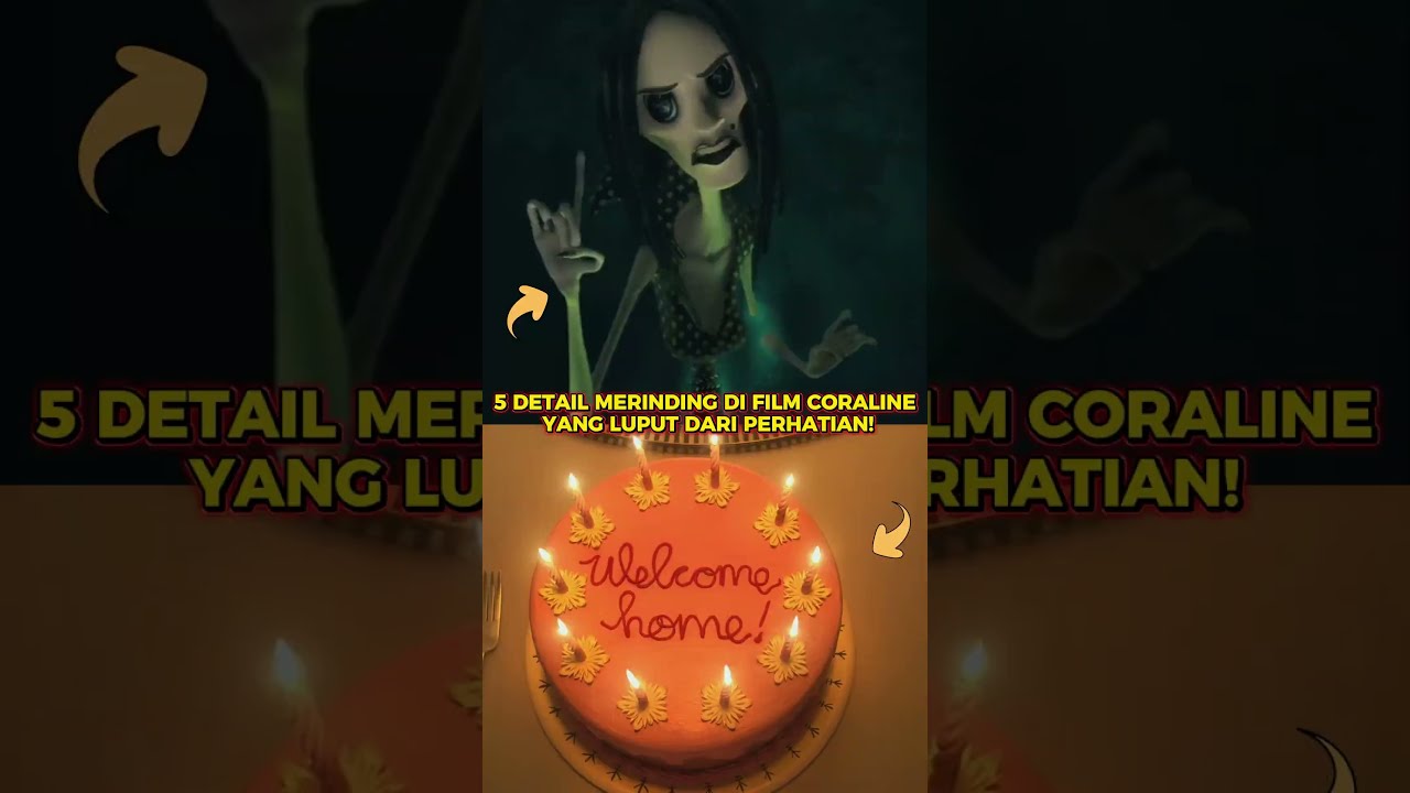 5 Momen MENGERIKAN Coraline yang Hampir Terlewat #scary #animation