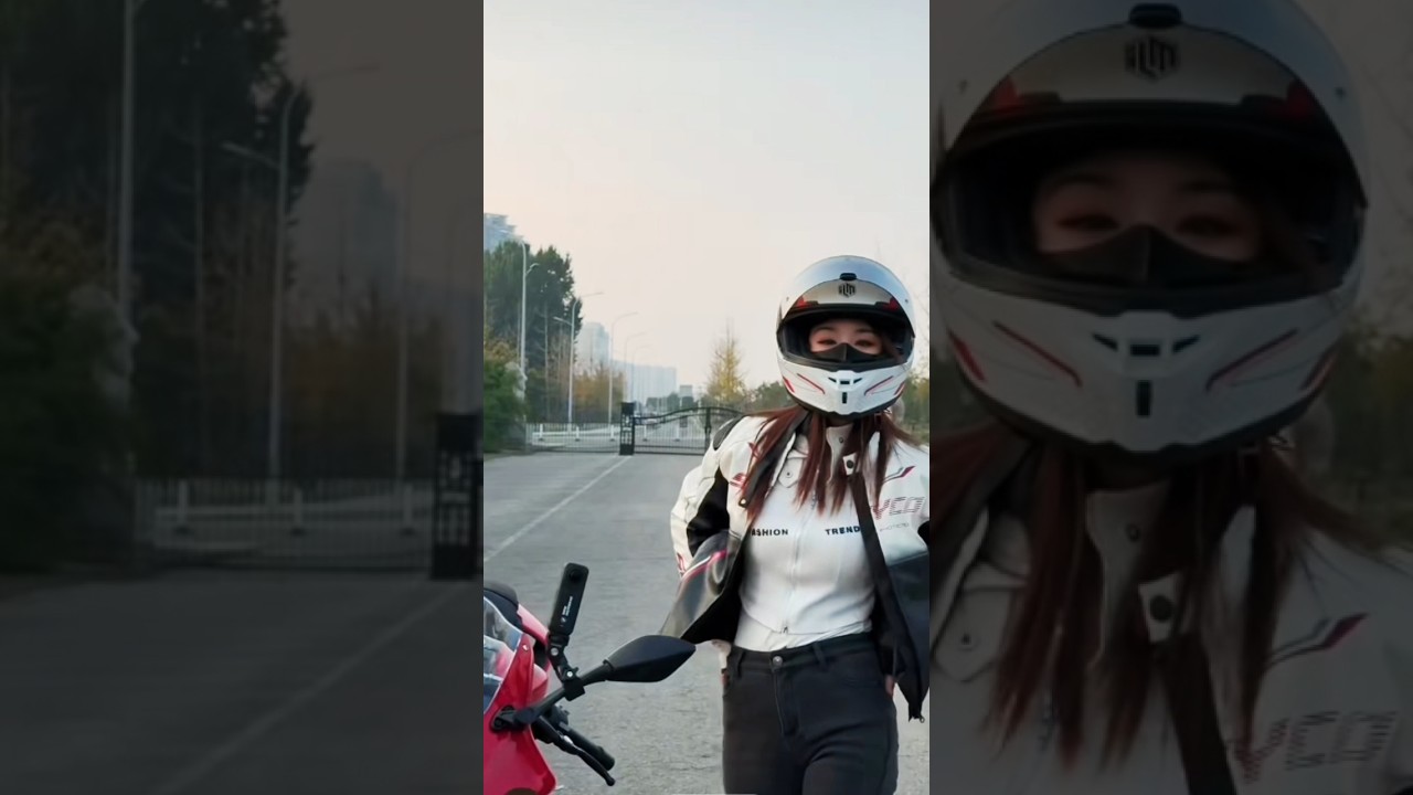 Beauty & The Beast: Motorcycle Edition 😎 #Shorts #Motorcycle #FemaleRider #CoolBike #MotorcycleLife