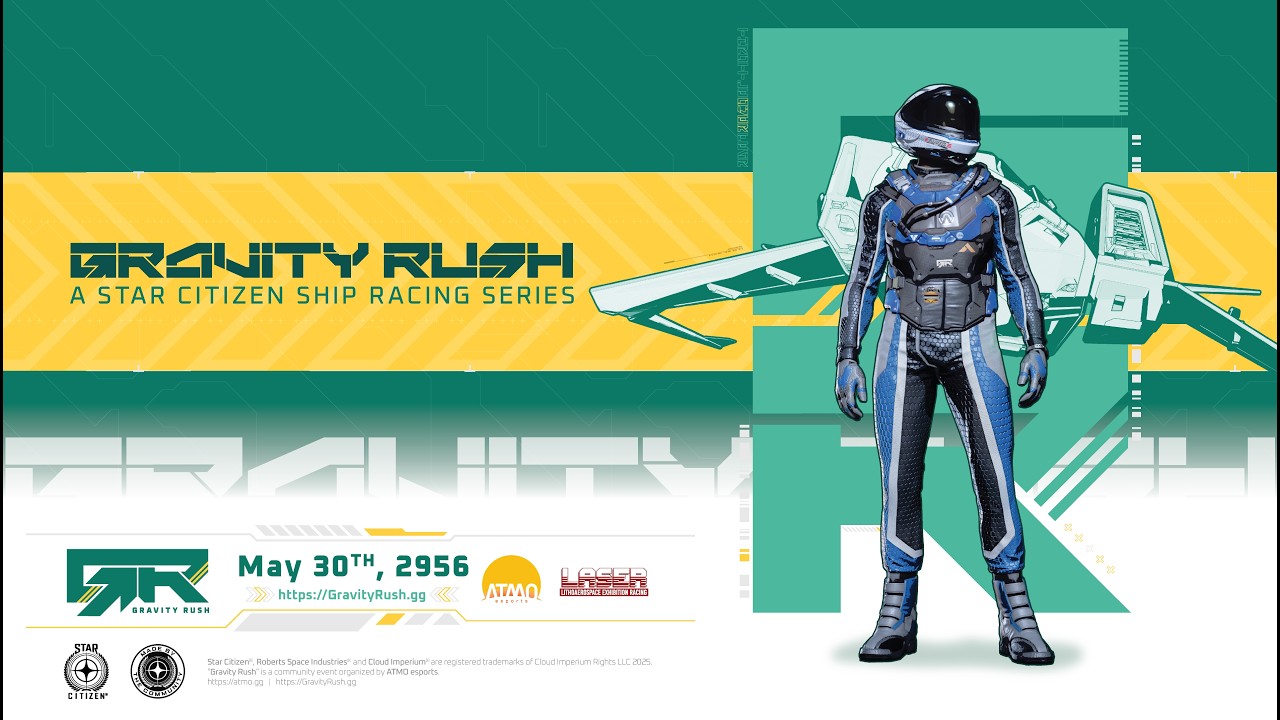 Gravity Rush 2956 LIVE | Round 2 | Star Citizen Ship Racing
