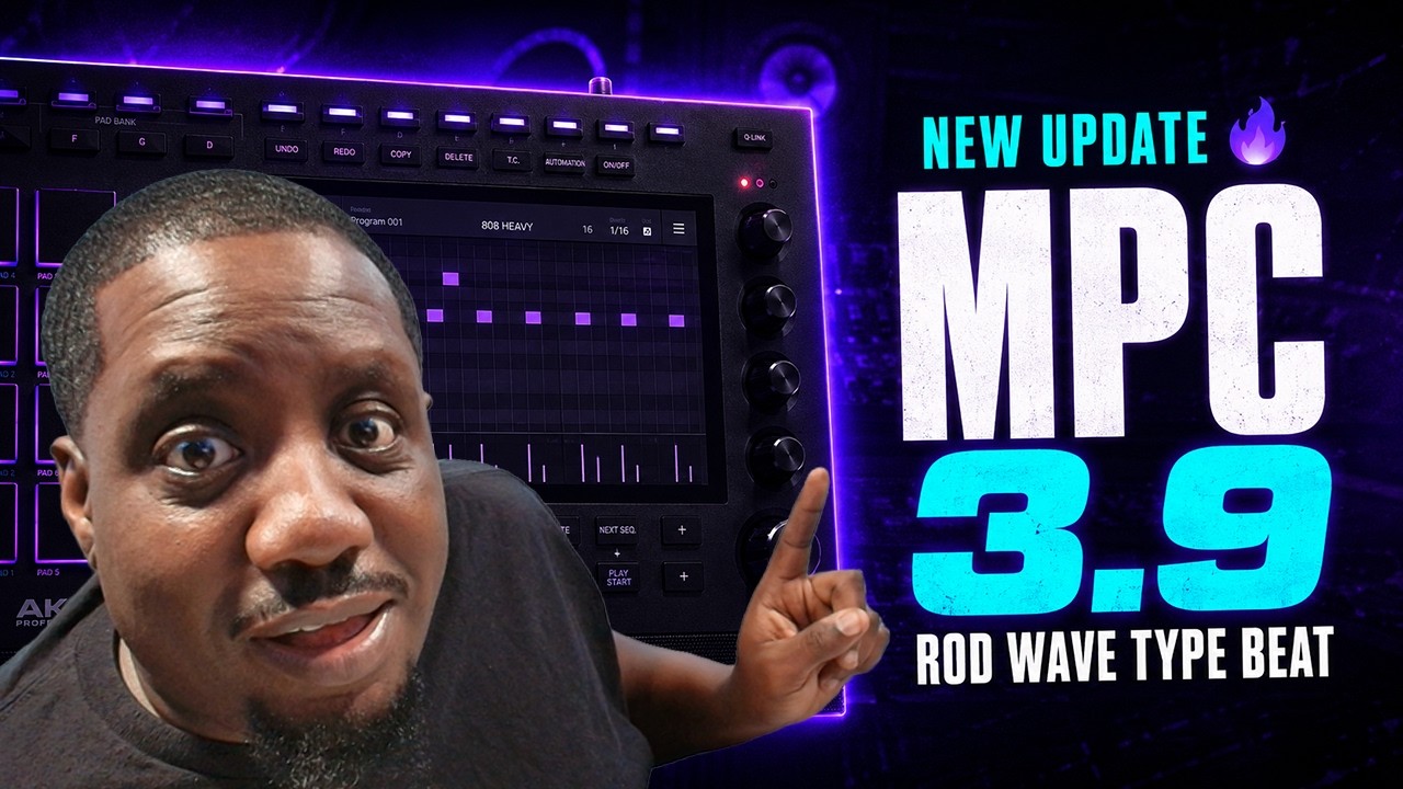 Making a Hard Melodic Rap Rod Wave Type Beat | Akai MPC Live 3 9 Update Cookup
