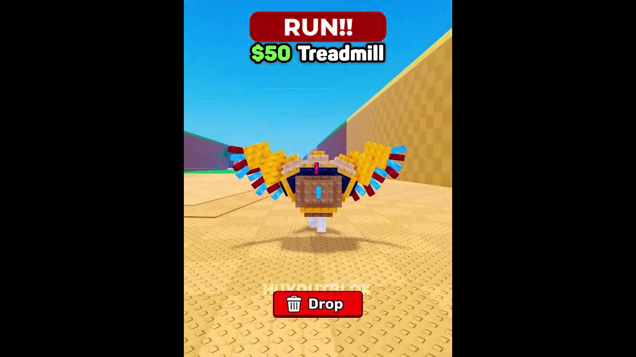 $5 vs $5000 Treadmill👟💀 Steal An Egg #huydutblox #roblox #stealanegg
