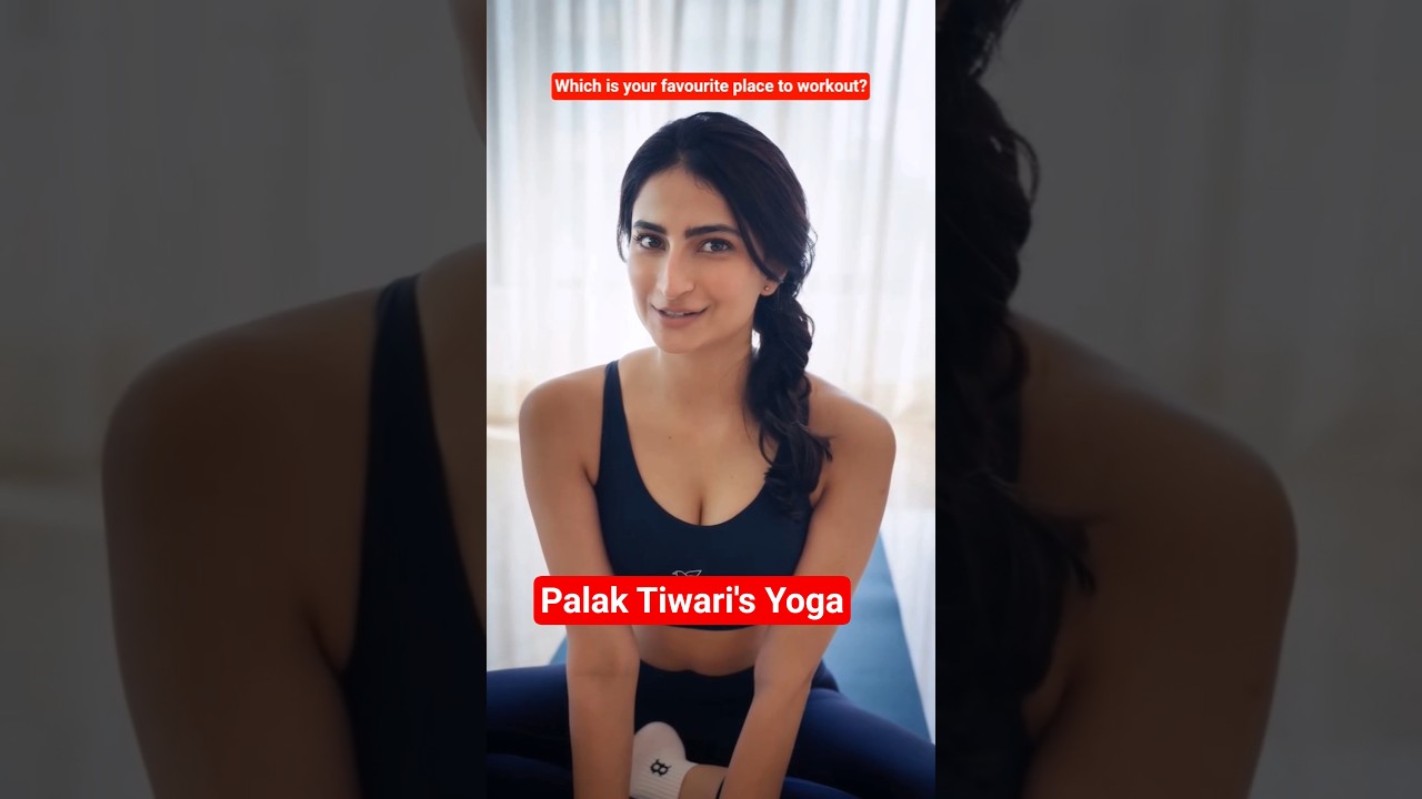 #palaktiwari shared her favourite place to #workout 😍 #fitness #motivation #beauty #yoga #yt #shorts