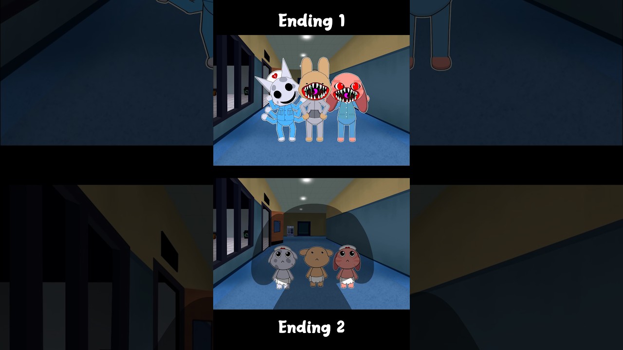 Angry + Calm trend Ending 1 & 2 - Animal Hospital Roblox #roblox