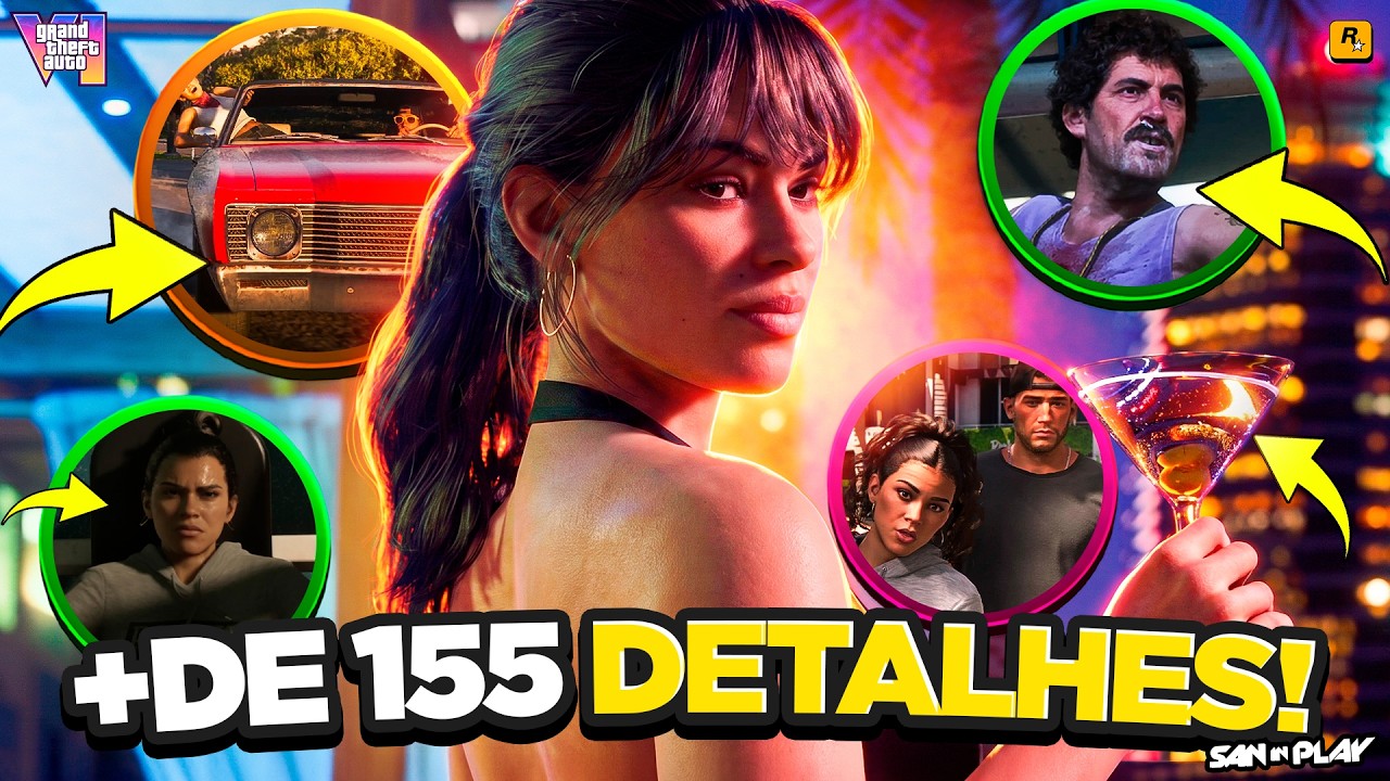GTA 6: 155 DETALHES ABSURDOS REVELADOS pela ROCKSTAR! (Veja Todos) #gta6
