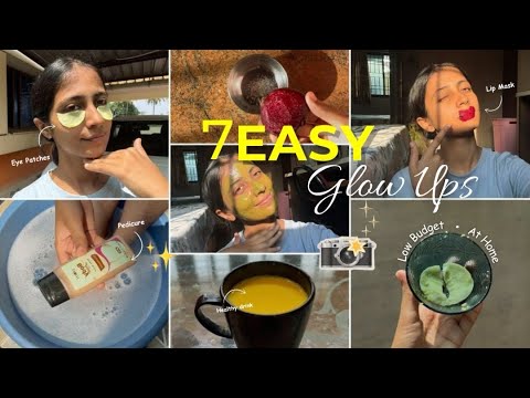 7 EASY GLOW UP THINGS TO DO AT HOME ✨ | DIY Beauty & Self-Care