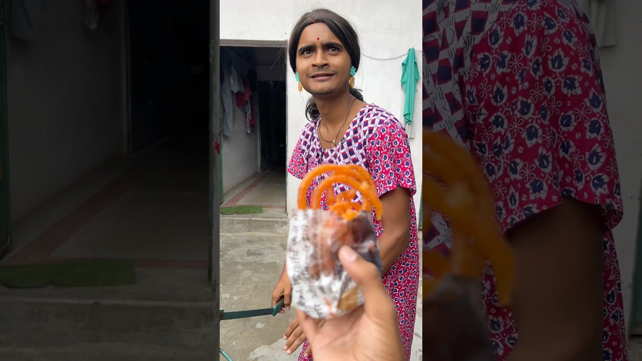 Mummy Ki Jalebi Gayab Karke 🥴- #cooking #food #vlog #jalebi #recipe #dailyvlog #comedy #mummy