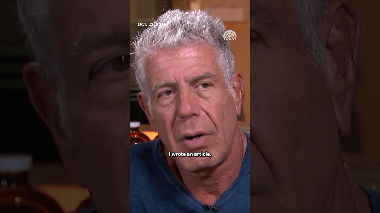 Anthony Bourdain Talks "Kitchen Confidential"